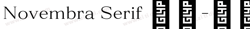Novembra Serif 作者字体转换 Novembra Serif 作者字体转换